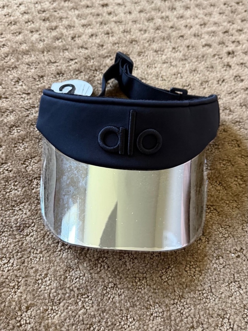 NWT Alo Airlift Solar Visor BLACK